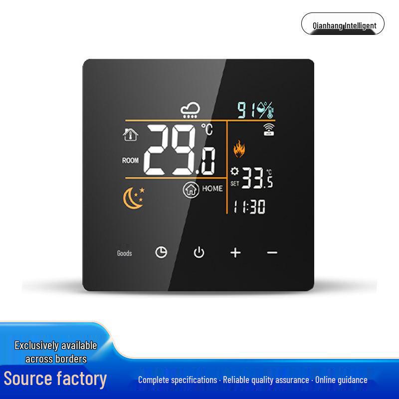 Smart WIFI Color Screen Thermostat for Gas Boilers and Water Underfloor Heating