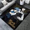 Black Butler Carpet Rug For Living Room Bedroom Home Sofa Decoration Kids Play Nonslip Floor Mat