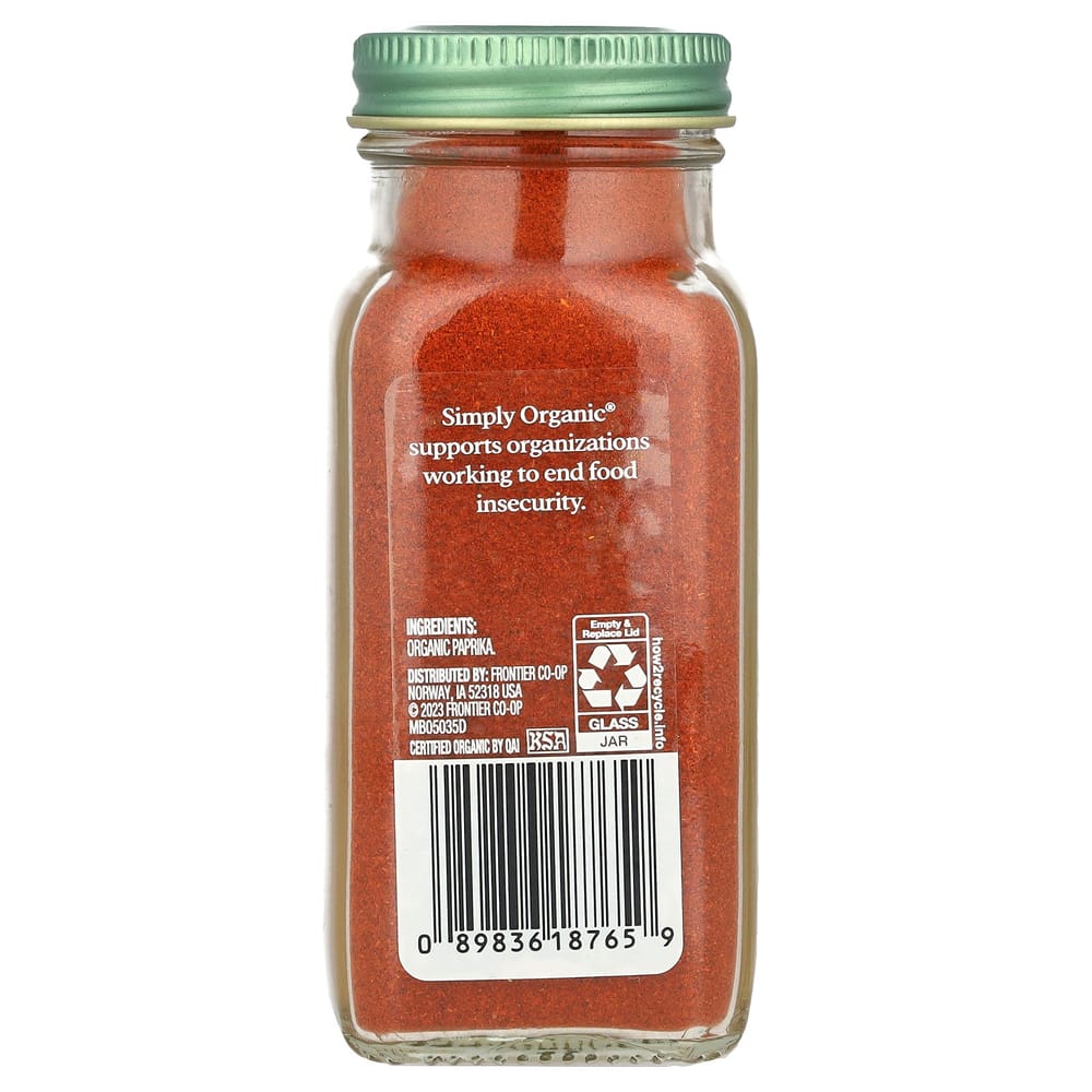 Paprika Bio Simplement, 2,96 oz (84g)