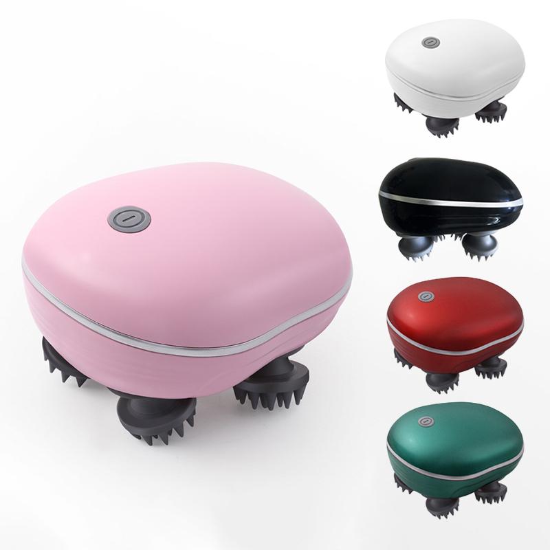 Head Massager, Handheld Rechargeable Electric Scalp Massager Hair Growth Stimulator Brush, Scalp Massager