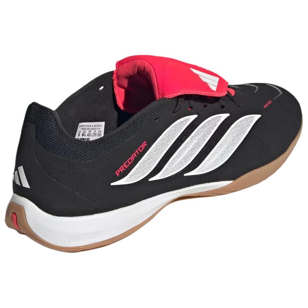 adidas Predator League IC Core Black Cloud White Unisex Sneakers Cloud-White Lucid-Red JR4741