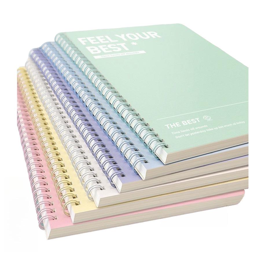 Extra Thick Student Coil Notebook - Lined Diary for Middle, High School & Postgraduate Study (Large Size)