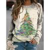 3D Printed Long Sleeve Round Collar Hoodie3d Print Long Sleeve Crew Neck Sweater