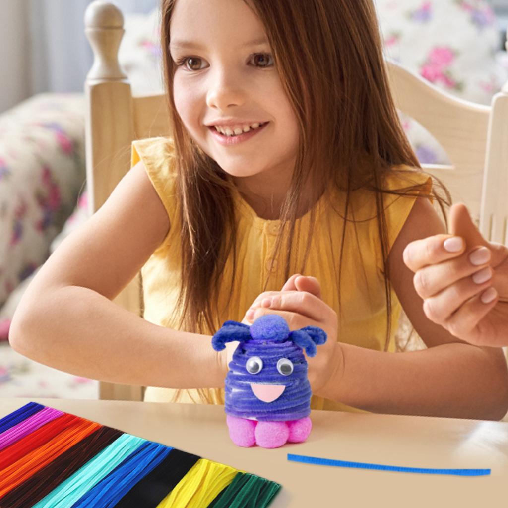 100pcs Torsion Bars, Handicrafts, Craft Supplies, Multi-color Iron Wire, Used For Craft Art, DIY Projects