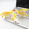 3D Printed Large Horn Dragon Art Figurine Plastic Table Decoration Christmas Gift for Birthday Children Decoration