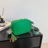 Elegant Retro Fringe Shoulder Bag For Women Trendy Casual Small Square Purse