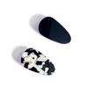 Textured Acetate Color Block Duckbill Hair Clips - Fashionable Water Drop Side Clips (Pair)