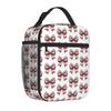 Bestselling Tiny Pink Bow Watercolor Leakproof Lunch Bag Field Work Meal Durable Lunch Bag