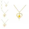 Soccer Necklace Heart Shape Jewelry For Mothers Day Gift Women Fashion