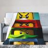 N-ninjagos Blanket Warm Soft Fluffy Plush Throw Blanket For Child Couch Chair Flannel Bedspread Bed Cover