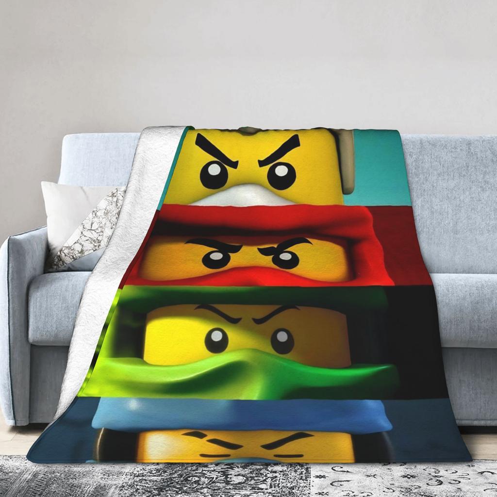 N-ninjagos Blanket Warm Soft Fluffy Plush Throw Blanket For Child Couch Chair Flannel Bedspread Bed Cover