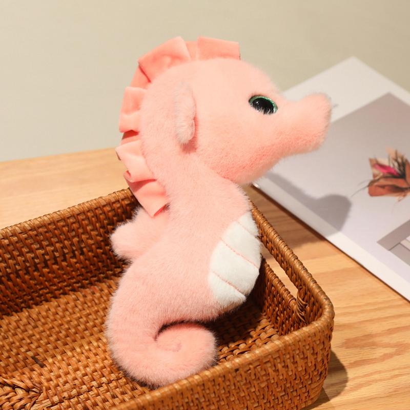 Simulation Sea lions Seals Dolphin Seahorse Plush Cartoon Reallife Sea Ocean Animal Marine Park Plush Toy Stuffed Doll Boy Gift