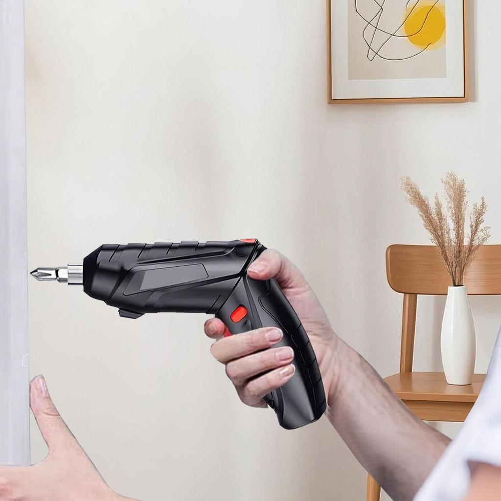 Cordless Screwdriver Rechargeable Ergonomic Anti-Slip Grip Rechargeable Battery Cordless Screwdriver For Homeowners Hobbyists