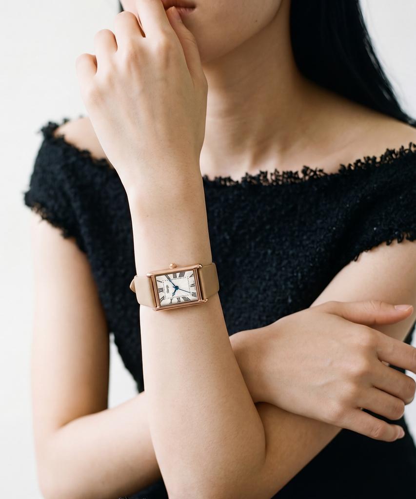 Sialeugo Sg-010S-Rp Fennel Collection Women'S Leather Wristwatch
