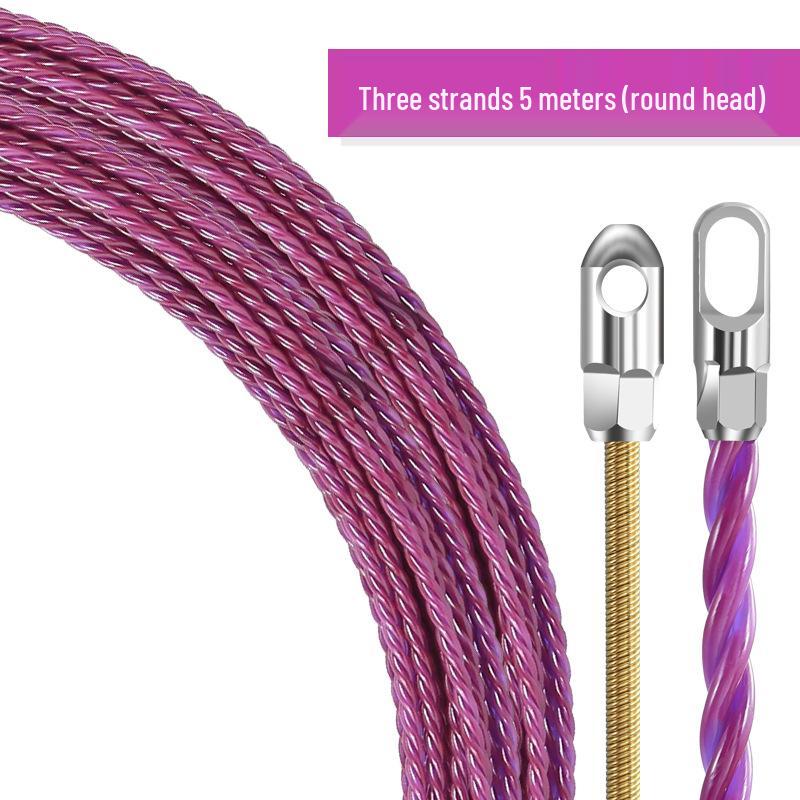 New Electrician Wire Puller & Threader Tool - Steel Cable Leader for Network & Conduit Installation.