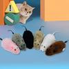1PC Random Color Clockwork Mice Lifelike Cat Toys Premium Running Rat Toy  Training Toy