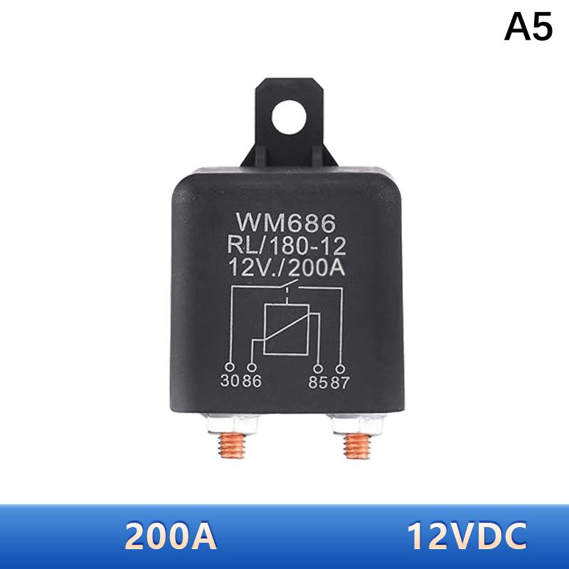 DC 12V 24V 100A 120A 200A WM686 Relay 4 Pin Normal Open Car Starter Relay For Battery ON/OFF Split Charge Relay Switch