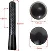 Short Antenna for Cars, AM FM Carbon Radio, General Purpose, High Sensitivity, Mast Carbon