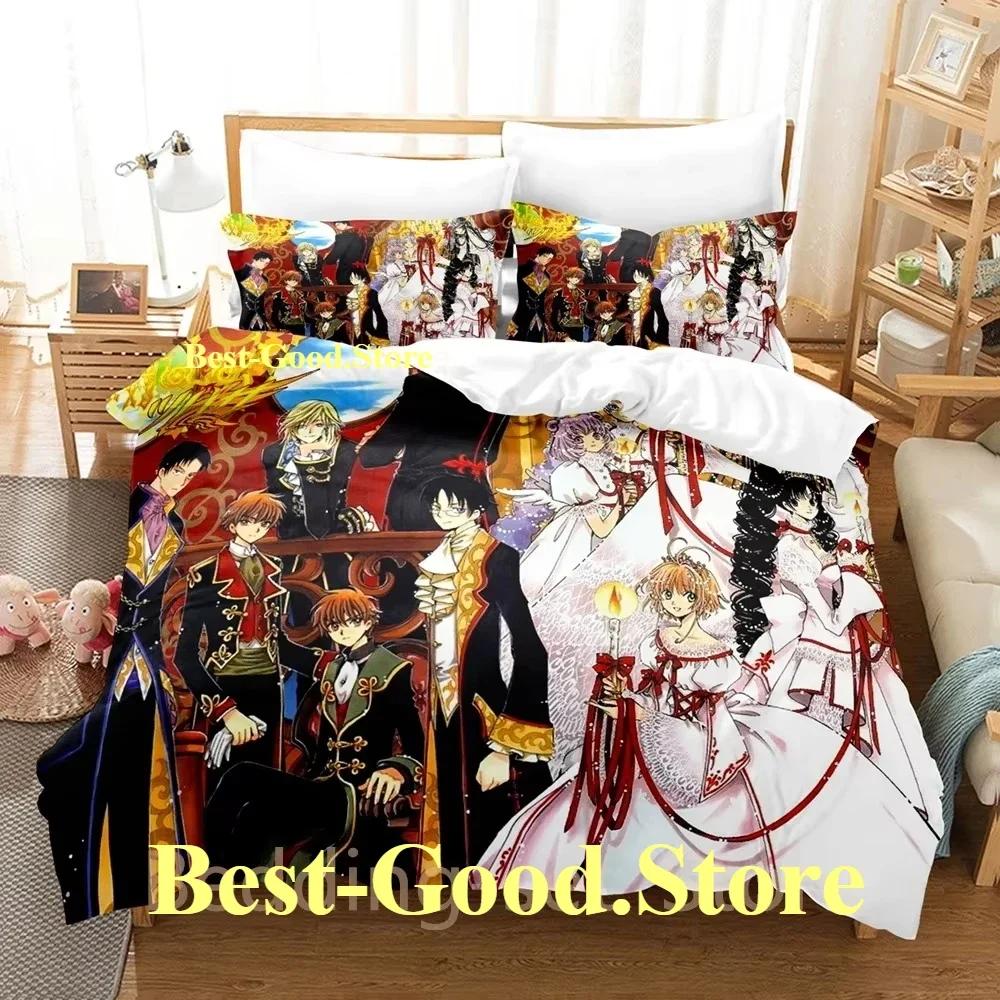 

Comforter Xxxholic Bedding Set Single Twin Printed Bed Set With Bed Soft Single Double Queen Super King Size Comforter (quilt)-EU Single(135*200cm)3pcs