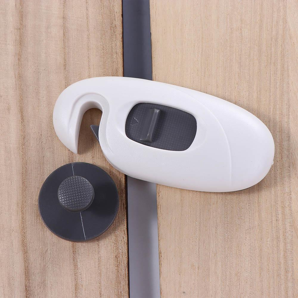 Simple Installation Punch-free Baby Safety Lock Refrigerator Door Lock Storage Cabinet Door Lock Anti-Pinch Hand Door Lock