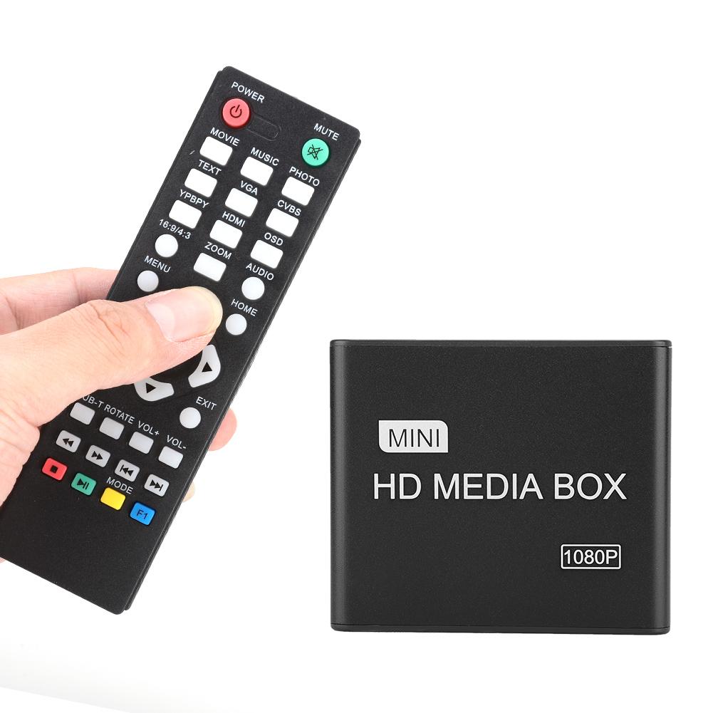 K8 1080P Mini Network Video Player HDMI HD Output Decoder Hard Disk Player