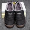 Men's Plush Winter Indoor Slippers - Warm Dual-Use Cotton Shoes for Home