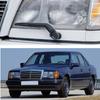 Left And Right Headlight Wiper For Mercedes W126 A1268204544 A1268204644 Front Light Wiper Kit Replacement 2007 2008 2009 2010