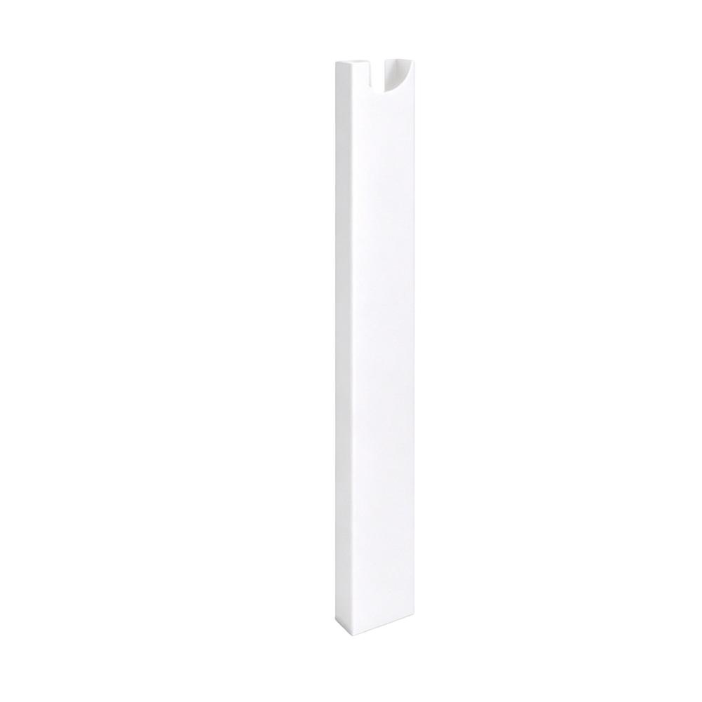 Aluminum Magnetic Cable Organizer Under-Desk Cable Storage Tray No-Drill Cable Magnetic Cable Management Channel белый