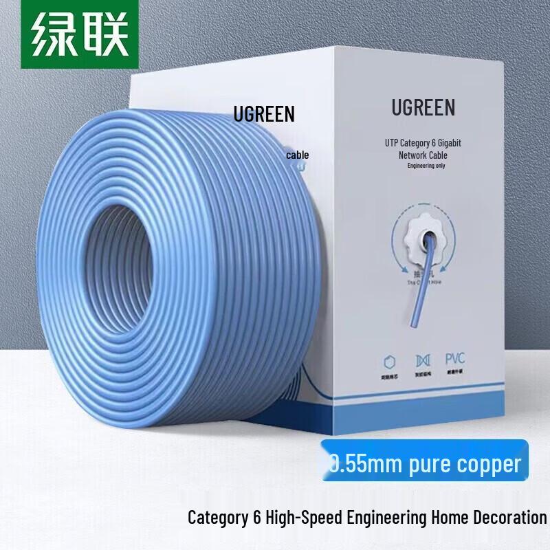 

UGREEN Cat6 Gigabit Ethernet Cable, 305m Blue