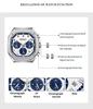 CURREN 8459 Men's Six-Hand Steel Band Business Watch with Calendar