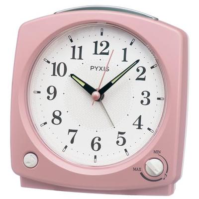Alarm Clock Table Clock Analog Melody Pink Pearl PYXIS 125×120×69mm NR455P