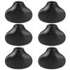 Tuning Peg Cap Ukulele Tuning Knob Handle Small Fish Tail Shape Guitar Shaft BuckleBlack