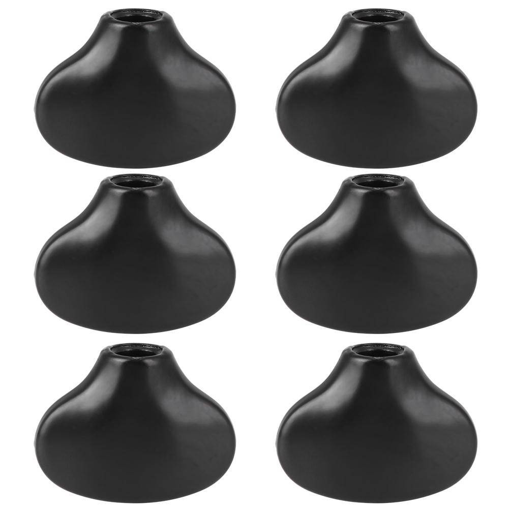 Tuning Peg Cap Ukulele Tuning Knob Handle Small Fish Tail Shape Guitar Shaft BuckleBlack