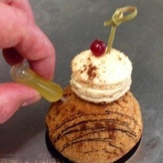 50 Pcs Jam Injector Transparent Food Grade Decorative Pipe Shape Cake Tool Kitchen Tool