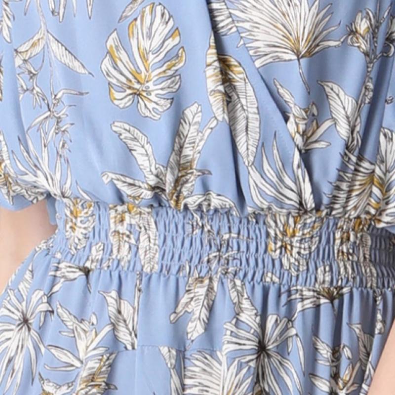  She S miSS  Flower V Neck Flare dreSS