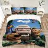 3pcs Disney Pixar Up Adventure Printed Quilt Set, Soft and Comfortable Quilt Cover for Bedroom, Guest Room and Dormitory Decorative Bedding