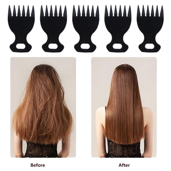 Yousheng Men Comb Thicken Professional Lightweight Hair Hollow Fork Comb for Home