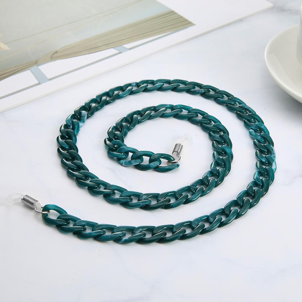 Trendige Acryl-Sonnenbrillen-Ketten für Damen Halter-Schnur Lesebrillen-Kette Lanyard Brillen-Hänge-Halskette Großhandel