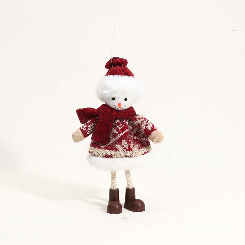 WTEMPO Christmas Angel Doll Decoration Christmas Tree Hanging Ornaments with Rope Thanksgiving Day & Birthday Gifts, New Year Special Presents