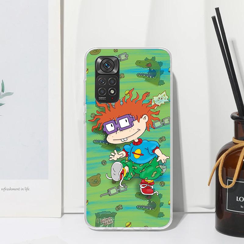 Cartoon R-Rugrat Phone Case For Xiaomi Redmi Note 13 14 12S 11S 10S 12 11E 10 Pro Plus 11T 9S 9 8T 8 7 Art Fundas Back Cover