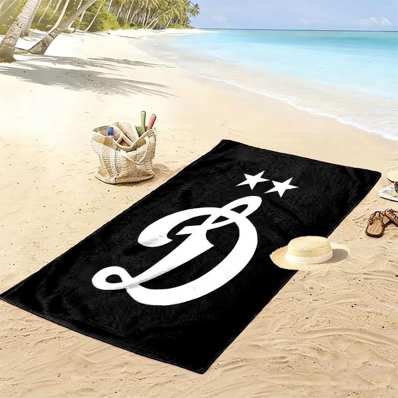 Dynamo Moscow Rush Print Beach Towel, Large Soft Quick Dry Towel for Beach Camping Swimming