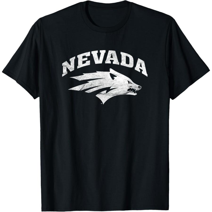 Tričko University of Nevada Reno Wolf Pack s distressed primárním logem