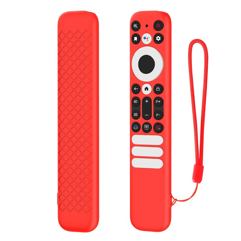 Silicone Protective Case for TCL RC902V Remote Control Smart TV Protective Cover Sleeve For TCL-RC802NU1 Full Package Protective