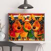 Full Square Diamond Embroidery Deer 5D DIY Diamond Painting Mosaic Sale Animal Picture Of Rhinestone Christmas Decor
