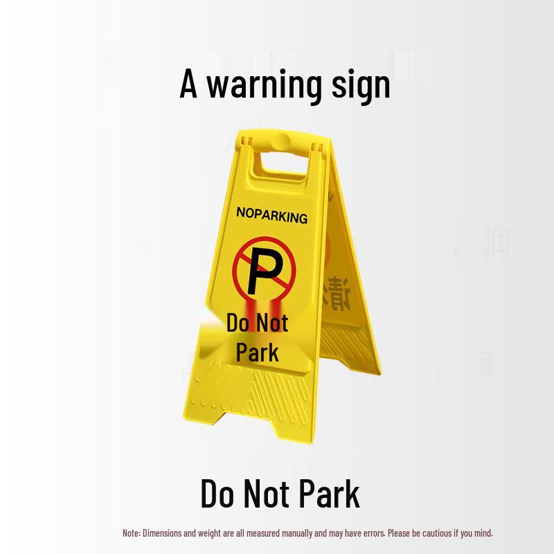 YEXIZE No Parking A-Frame Warning Signs (5-Pack)