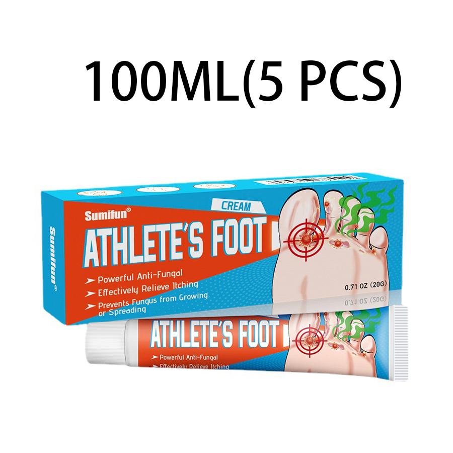

Sumifun 20/40/100 мл Крем для облегчения зуда стоп Уменьшает запах пота на ногах Шелушение Решает дискомфорт при микозе стопы Бактериостатическая мазь 5PCS