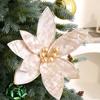 Realistic Christmas Velvet Flower Simulation Christmas Tree Decorations  Home New Year Decor Gifts