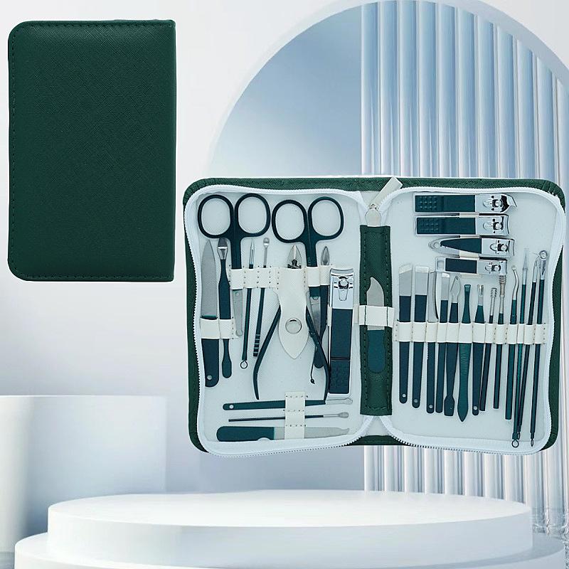 High-end Multi-functional Stainless Steel Nail Scissors 30-piece Set, Beauty and Manicure Set Gifts Are Portable At Home