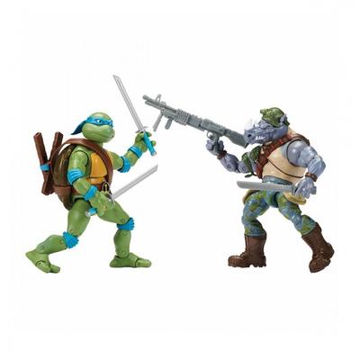 Súprava akčných figúrok TMNT - Leonardo vs. Rocksteady