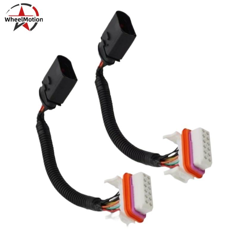 2PCS OEM 7L6971071A Ways Headlight Wiring Harness Adapter For 2004-2007 Volkswagen Touareg Porsche Cayenne 2003 2004 2005 2006